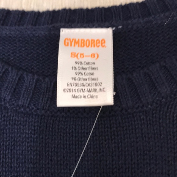 NWT short sleeved sweater top sz 5-6 - Picture 3 of 6